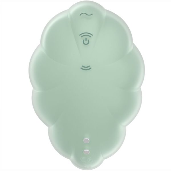 SATISFYER - CLOUD DANCER VERDE VIBRADOR AIR PULSE - Image 2