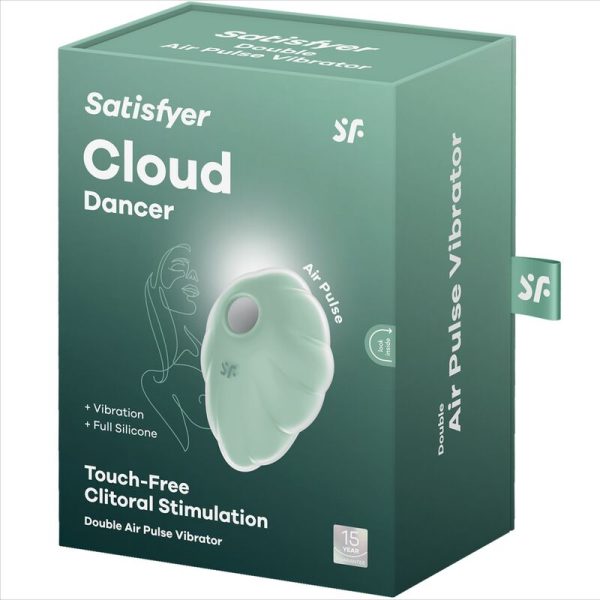SATISFYER - CLOUD DANCER VERDE VIBRADOR AIR PULSE - Image 5