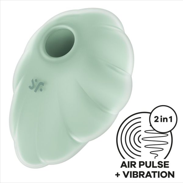 SATISFYER - CLOUD DANCER VERDE VIBRADOR AIR PULSE - Image 4