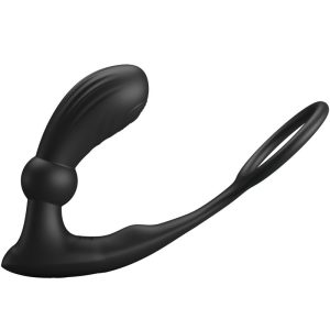 PRETTY LOVE - WARREN BLACK ANAL RING  VIBRATOR