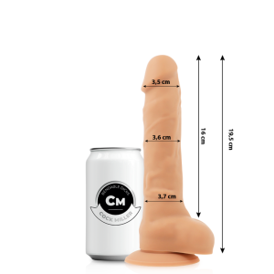 COCK MILLER - DILDO REALISTIC SILICONE DENSITY ARTICULABLE FLESH 19.5 CM
