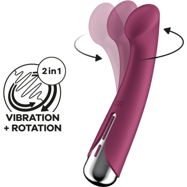 SATISFYER - SPINNING G-SPORT 1 VIBRADOR ROTADOR ROJO - Image 4