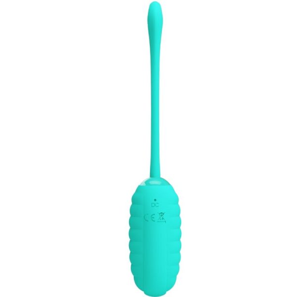 PRETTY LOVE - KIRK RECHARGEABLE VIBRATING EGG AQUA GREEN - Image 2