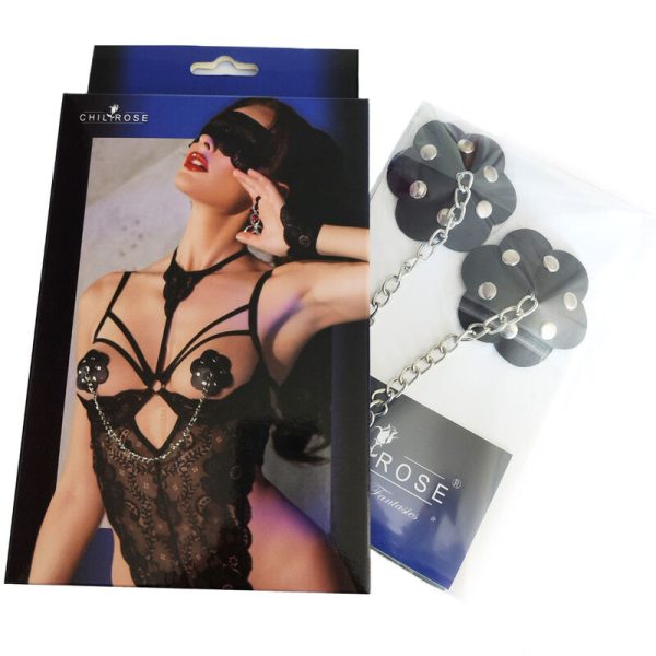 CHILIROSE - CR 4675 NIPPLE COVERS BLACK - Image 2