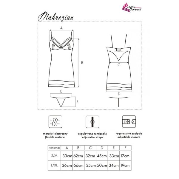 LIVCO CORSETTI FASHION - MAKREZIAN LC 90545 FALDA + PANTY NEGRO - Image 5