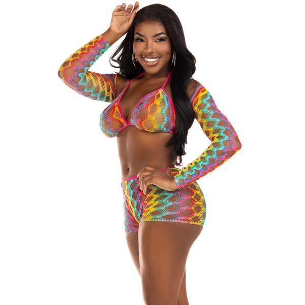 LEG AVENUE - THREE PIECE SET MULTICOLOR - Image 3