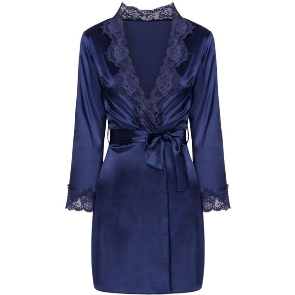 LIVCO CORSETTI FASHION - JACQUELINE LC 90249 BATA + CAMISA + PANTY AZUL MARINO S/M - Image 5