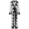 LIVCO CORSETTI FASHION - NOKINA LC XG055 DRESSIN G GOWN + PANTY BLACK ONE SIZE