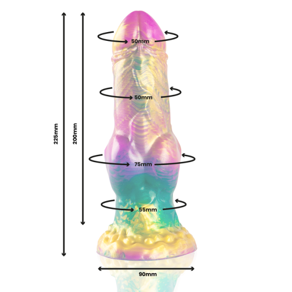 EPIC - IRIS DILDO WITH RAINBOW TESTICLES OF PLEASURE - Image 2