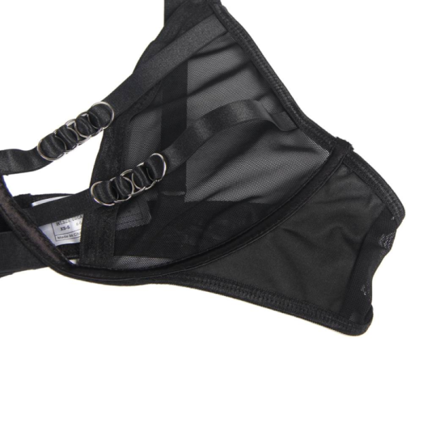 SUBBLIME - TWO PIECE SET OF TRANSPARENCY BRA AND S/M STRIPS - Image 5