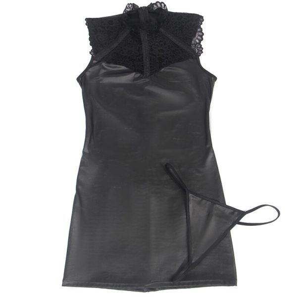 SUBBLIME - VESTIDO SEXY DE CUERO S/M - Image 4