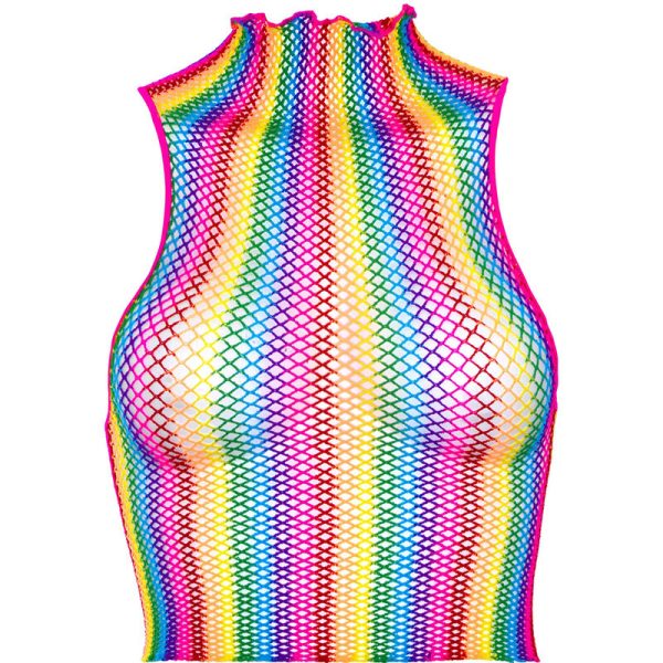 LEG AVENUE - MULTICOLOR NET TOP - Image 3