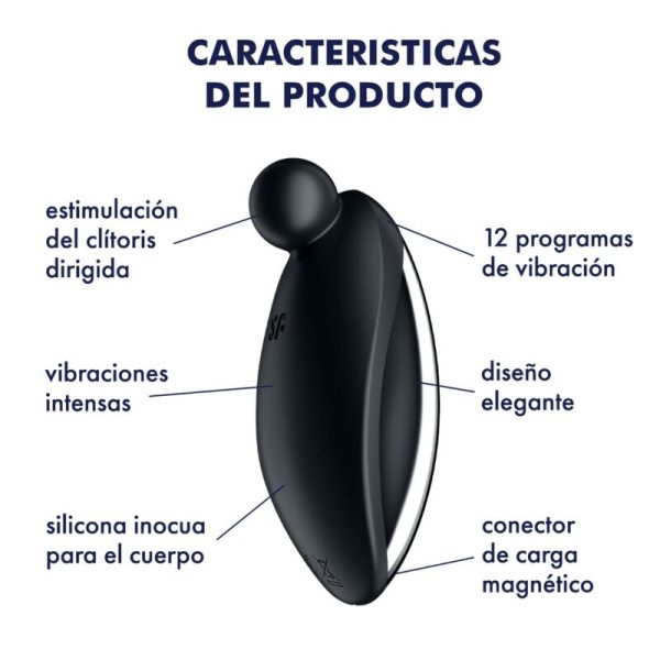 SATISFYER - SPOT ON 2 LAY-ON VIBRATOR BLACK - Image 4