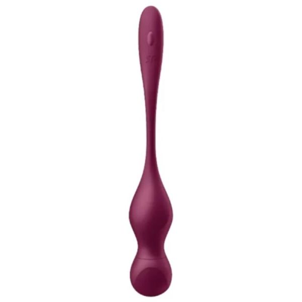 SATISFYER - LOVE BIRDS VARY VIBRATING BALLS FREE APP WINE RED - Image 2