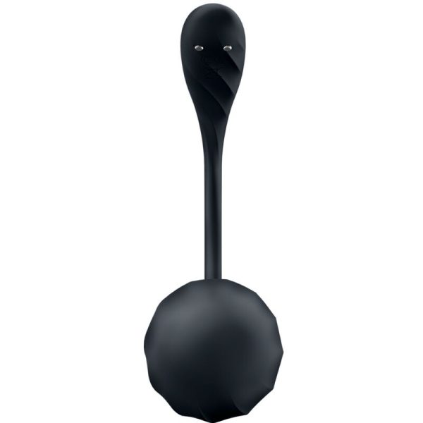 SATISFYER - RIBBED PETAL G POINT STIMULATOR REMOTE CONTROL BLACK FREE APP - Image 5
