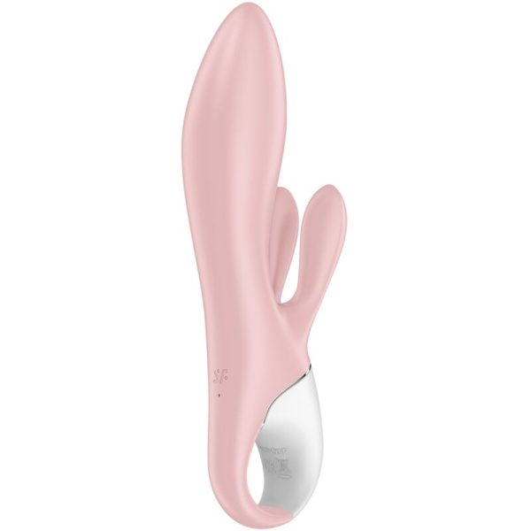 SATISFYER - AIR PUMP BUNNY 3 INFLATABLE RABBIT VIBRATOR PINK - Image 3