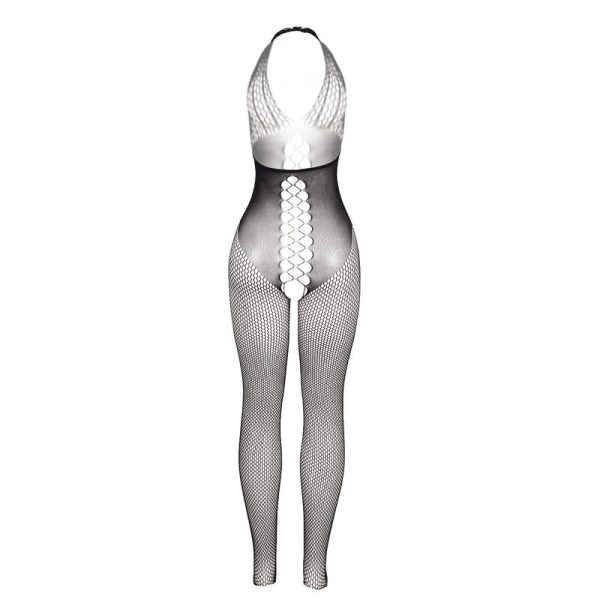 SUBBLIME - 951832 BODYSTOCKING WITH OPEN BACK AND CROSS DETAILS BLACK ONE SIZE - Image 4