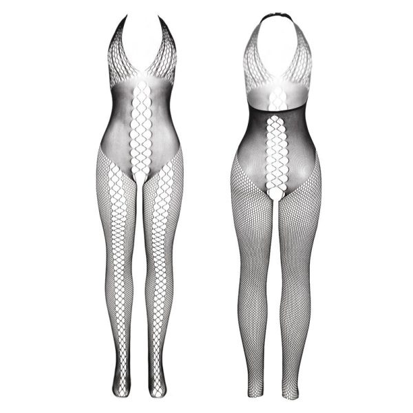 SUBBLIME - 951832 BODYSTOCKING WITH OPEN BACK AND CROSS DETAILS BLACK ONE SIZE - Image 3