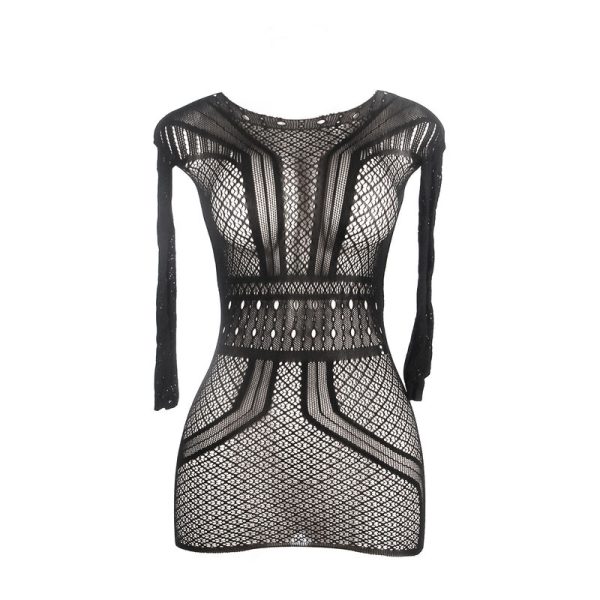 SUBBLIME - 951931 SHORT FISHNET DRESS WITH BARE BACK ONE SIZE - Image 4