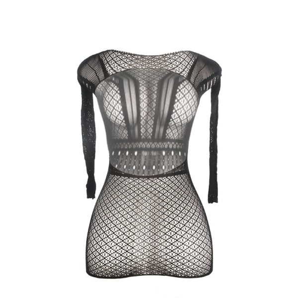 SUBBLIME - 951931 SHORT FISHNET DRESS WITH BARE BACK ONE SIZE - Image 5