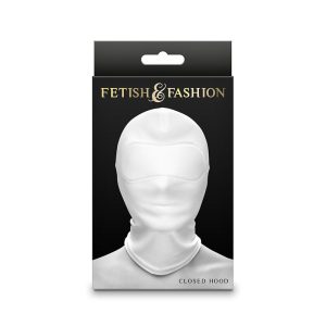 NS NOVELTIES - FETISH  FASHION CLOSED HOOD NYLON WHITE