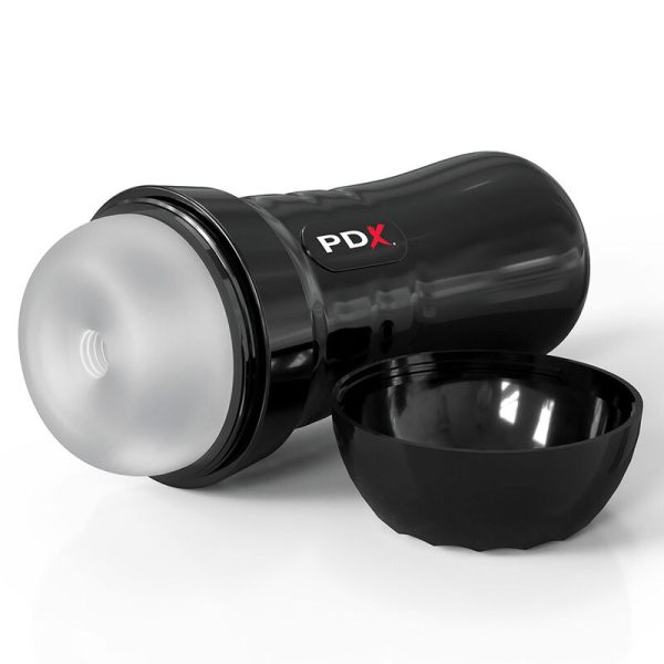 PDX EXTREME - SLIDE  GLIDE SELF-LUBRICATING MASTURBATOR CLEAR