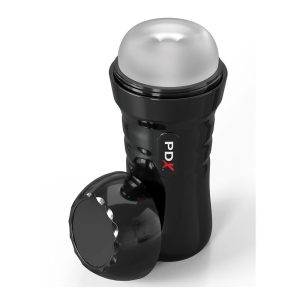 PDX EXTREME - SLIDE  GLIDE SELF-LUBRICATING MASTURBATOR CLEAR