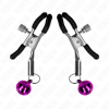 KINK - PURPLE SINGLE BELL NIPPLE CLAMP 6 CM