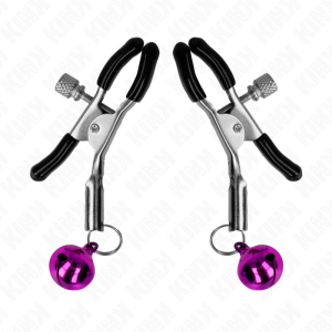 KINK - PURPLE SINGLE BELL NIPPLE CLAMP 6 CM