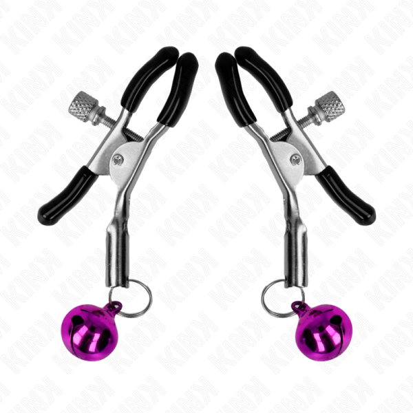 KINK - PURPLE SINGLE BELL NIPPLE CLAMP 6 CM - Image 2