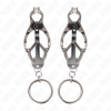 KINK - O-RING JAPANESE CLOVER NIPPLE CLAMPS SILVER