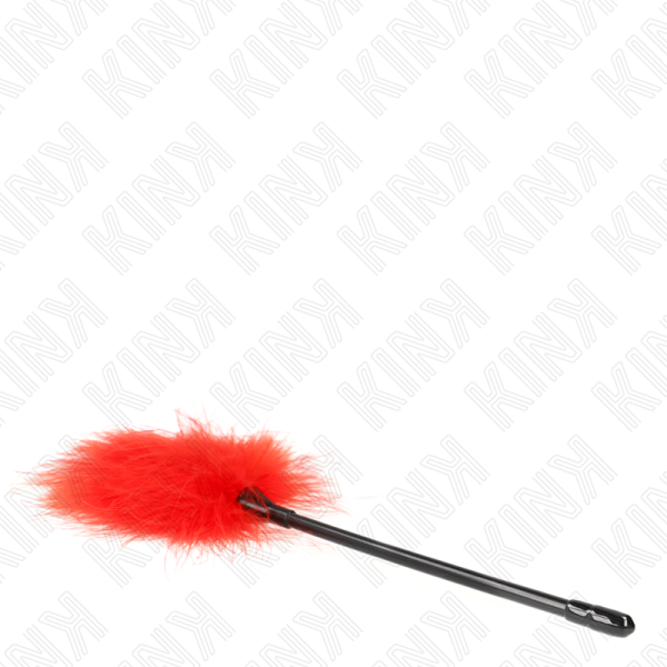 KINK - RED TICKLE FEATHERS USED FOR THE BONDAGE KIT 27 CM - Image 4