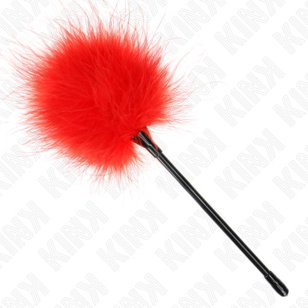 KINK - RED TICKLE FEATHERS USED FOR THE BONDAGE KIT 27 CM - Image 2