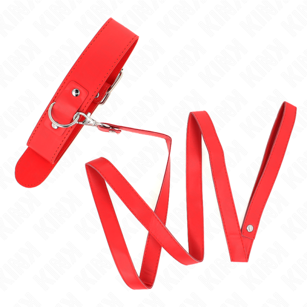 KINK - NECKLACE WITH BELT 116 CM ROJO STRAP ADJUSTABLE 32-50 CM X 8 CM - Image 2