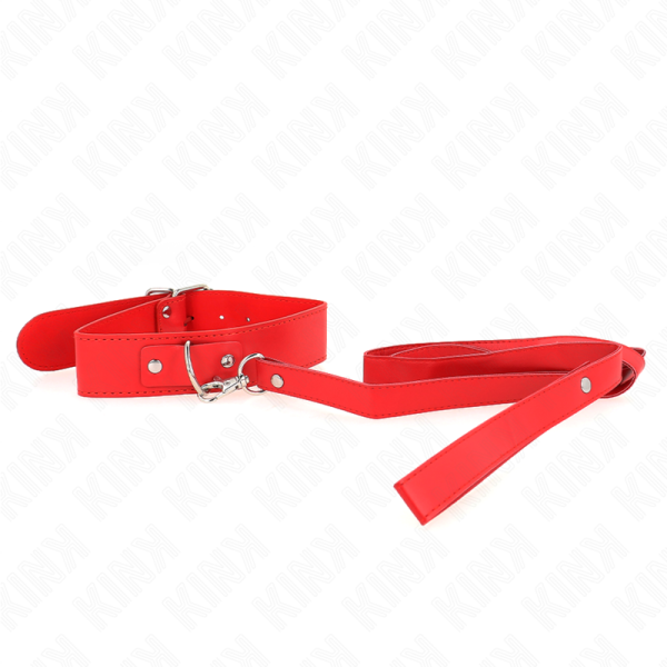 KINK - NECKLACE WITH BELT 116 CM ROJO STRAP ADJUSTABLE 32-50 CM X 8 CM - Image 4