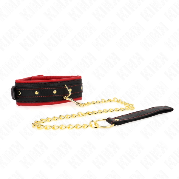 KINK - COLLAR WITH PLAIN FABRIC LEASH ADJUSTABLE 33-48 CM X 5.7 CM - Image 2