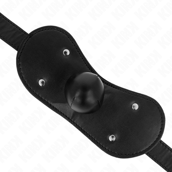 KINK - BALL GAG MOUTH MASK WITH LOCK ADJUSTABLE 42-60 CM - Image 4