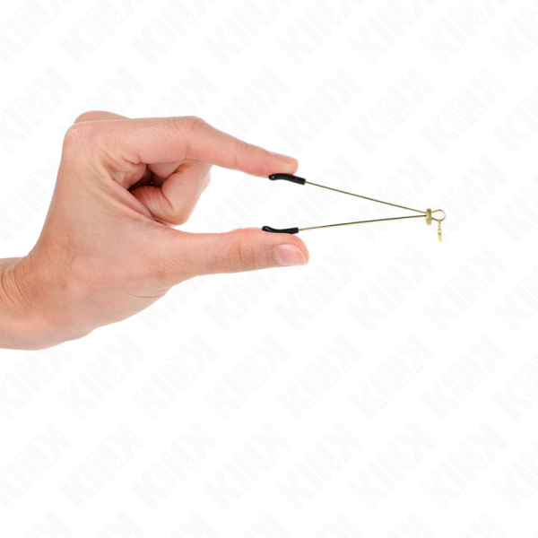 KINK - THIN NIPPLE CLAMPS GOLD 7 CM - Image 3