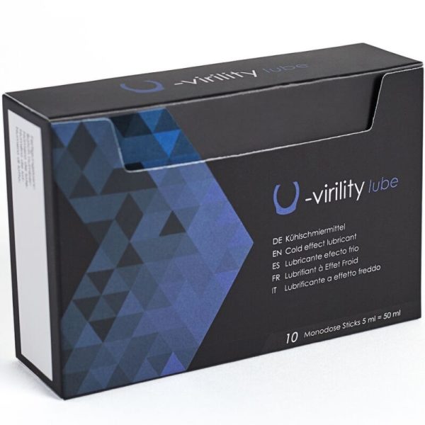 500 COSMETICS - U-VIRILITY LUBE COLD EFFECT LUBRICANT 10 X 5 ML - Image 3