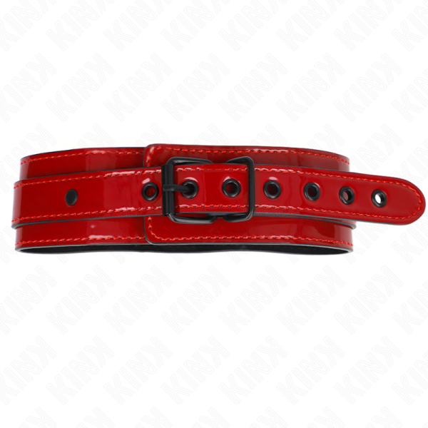 KINK - WINE RED ADJUSTABLE NECKLACE 37.5-49.5 CM X 5 CM - Image 3