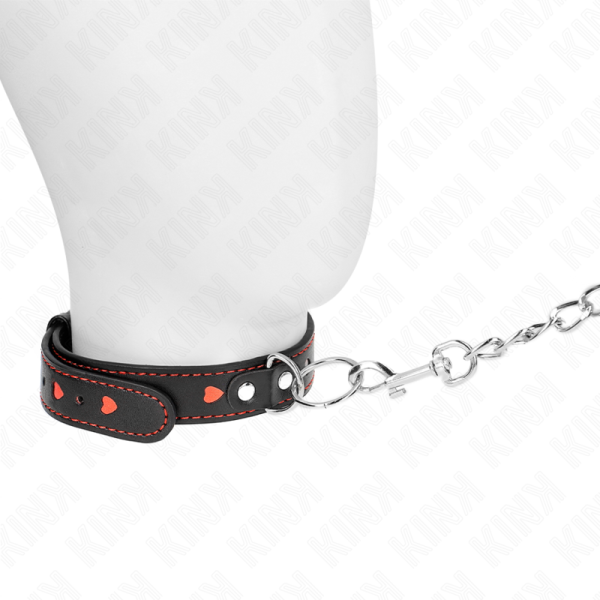 KINK - NECKLACE WITH STRAP 65 CM HEART DETAILS 52.5 X 2.5 CM - Image 2