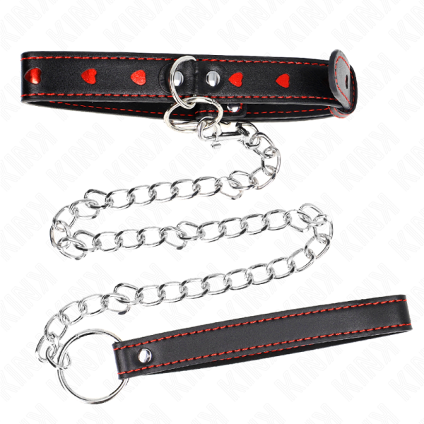 KINK - NECKLACE WITH STRAP 65 CM HEART DETAILS 52.5 X 2.5 CM - Image 4