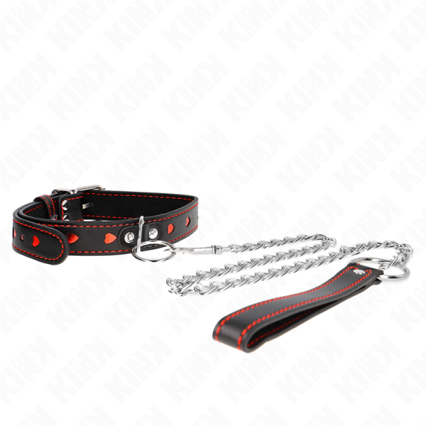 KINK - NECKLACE WITH STRAP 65 CM HEART DETAILS 52.5 X 2.5 CM - Image 3