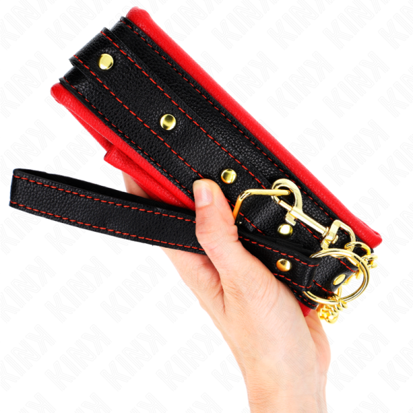 KINK - NECKLACE WITH SPONGE IMITATION LEATHER STRAP MODEL 2 ADJUSTABLE 37-54 CM X 3 CM - Image 5