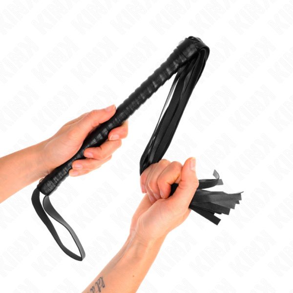 KINK - WHIP WITH BLACK TEXTURED HANDLE 48.5 CM - Image 5