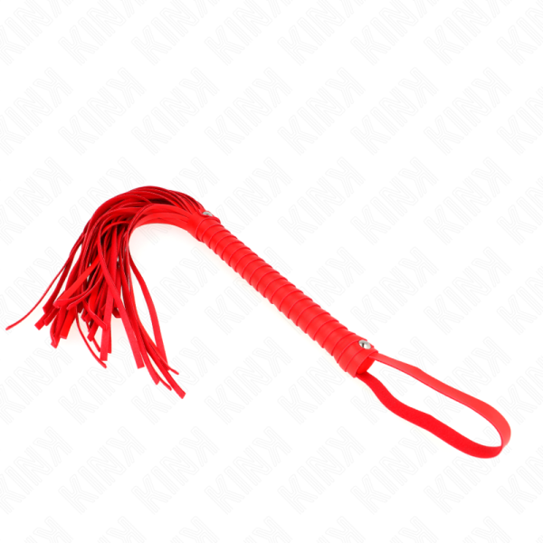 KINK - WHIP WITH RED TEXTURED HANDLE 48.5 CM - Image 3