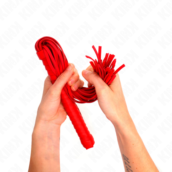 KINK - WHIP WITH RED TEXTURED HANDLE 48.5 CM - Image 4