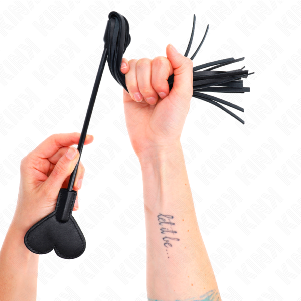 KINK - RANGE WHIP WITH HEART PANDEL 35 CM - Image 4