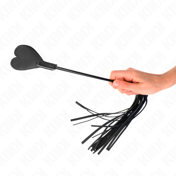 KINK - RANGE WHIP WITH HEART PANDEL 35 CM - Image 3