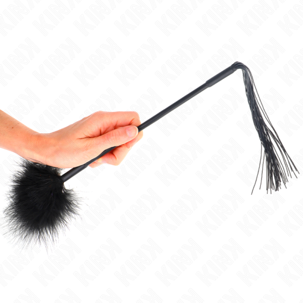 KINK - SILICONE WHIP WITH FEATHERS FOR TICKLE 47 CM - Image 5